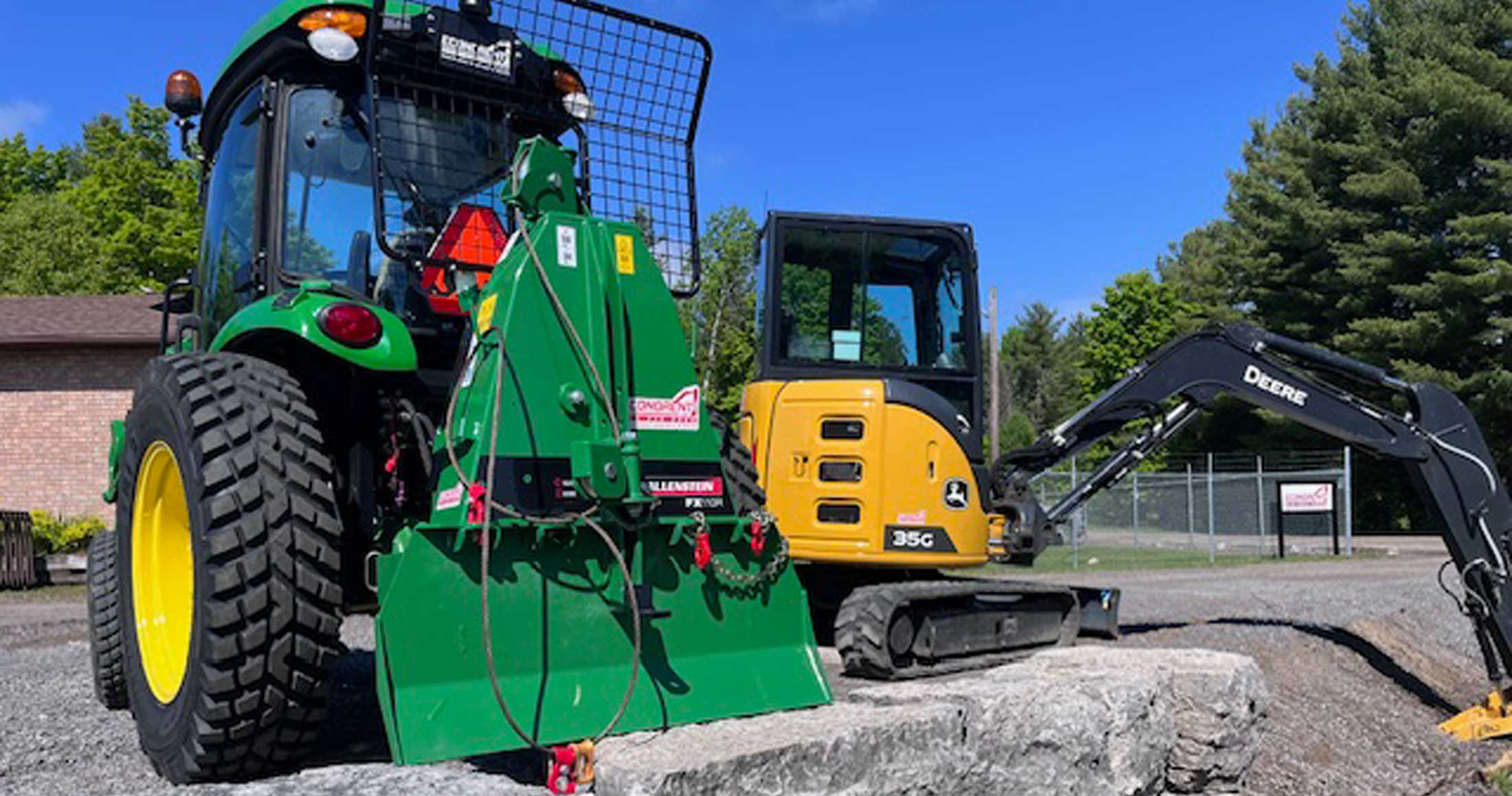 Econorent equipment on the job